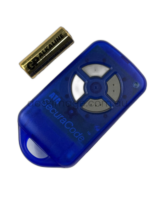 PTX-4 Blue ATA Garage Door Remote Control SecuraCode