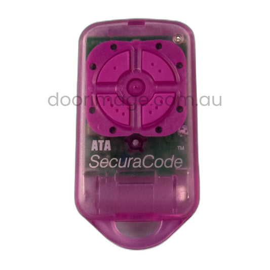 PTX-4 T BLUE & PINK GARAGE DOOR REMOTE ATA SecuraCode