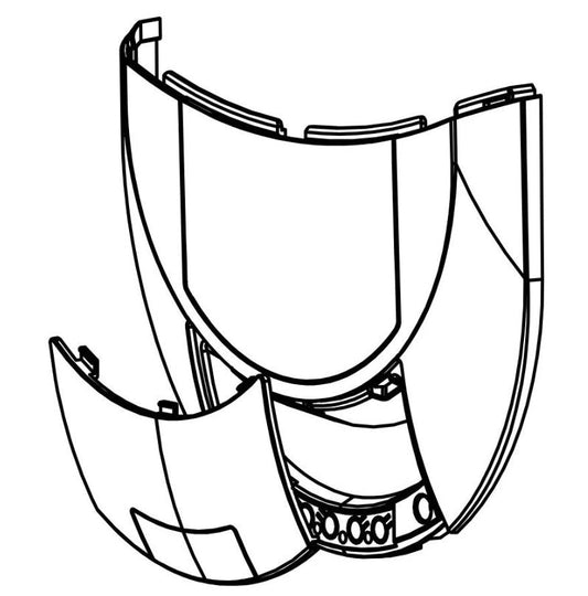 Merlin Front Lower Housing Assembly SilentDrive Pro (MR855EVO)